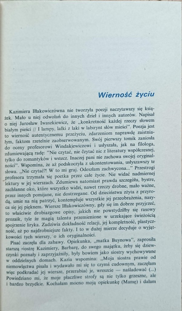 Kazimiera Iłłakowiczówna - Poezje