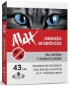 Selecta HTC Obroża Max biobójcza dla kota i małego psa przeciw pchłom i kleszczom czerwona 43cm [SE-5693]