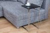 INVICTA stolik SIMPLY czarny - podstawa chromowana