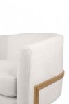 Fotel CASSIA VELVET beżowy