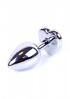 Plug-Jewellery Silver  Heart PLUG- Pink