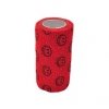 StokBan 10 x 450cm-emotki na czerwonym Bandaż elastyczny samoprzylepny