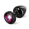 Plug analny - Diogol Anni Round Black & Pink 25 mm