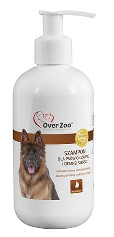Over Zoo Szampon dla psów o czarnej i ciemnej sierści 250ml