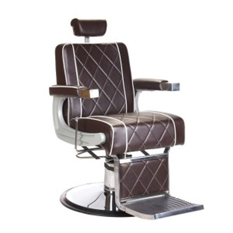 FOTEL BARBERSKI ODYS BH-31825M BRąZOWY