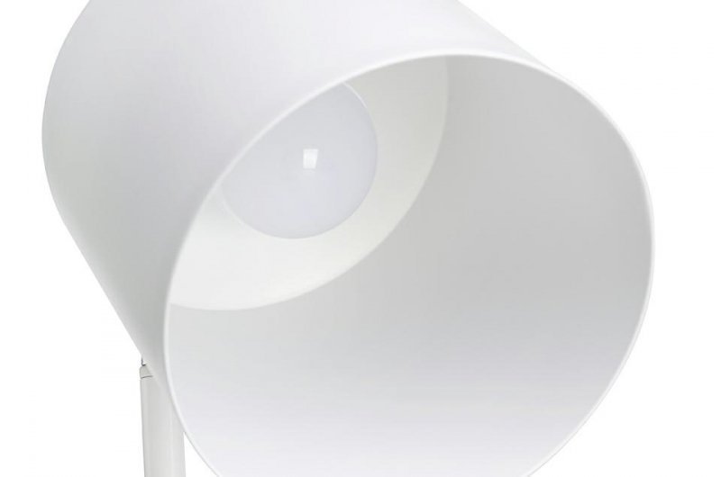 Lampa podłogowa LEKTOR biała - aluminium