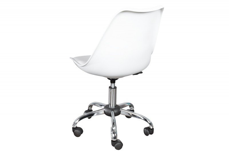 INVICTA Krzesło biurowe SCANDINAVIA -  białe