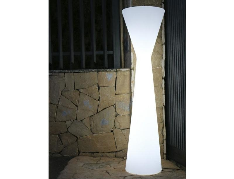 NEW GARDEN lampa podłogowa KONIKA 170 BATTERY biała