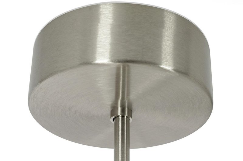 Lampa wisząca CANDELABR PREMIUM 10  srebrna - aluminium, szkło
