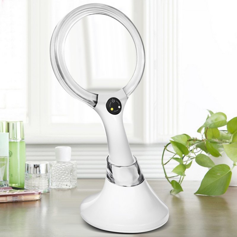 Lustro lampa kosmetyczna podświetlane dwustronne 1x/5x  Promedix PR-100 + bezprzewodowa ładowarka