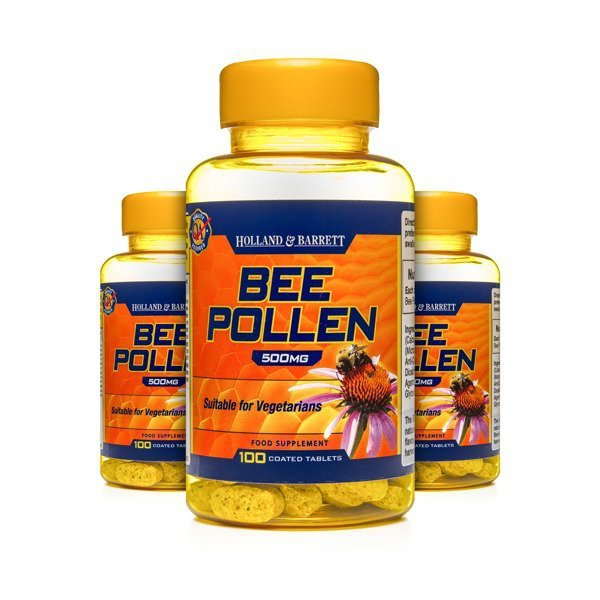 Zestaw Suplementów 2+1 (Gratis) Pyłek Pszczeli 500 mg 100 Tabletek