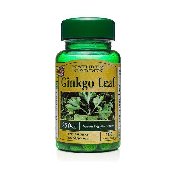 Liść Ginkgo Biloba 250 mg 100 Tabletek