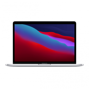 MacBook Pro 13 Apple M1 - 8-core CPU + 8-core GPU / 8GB RAM / 256GB SSD / 2 x Thunderbolt / Silver - EN