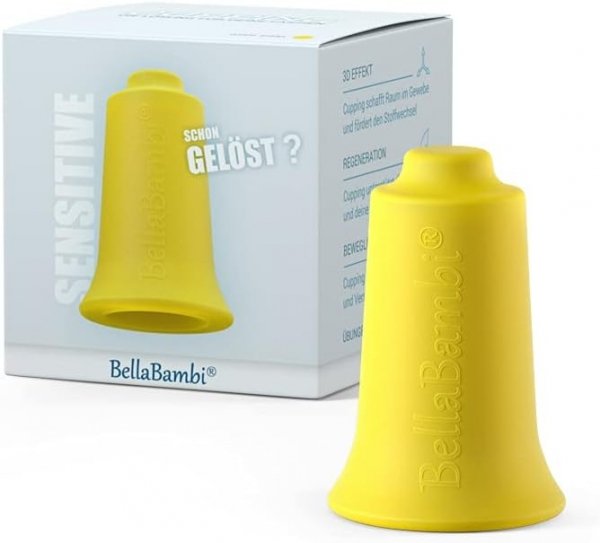 BellaBambi®SENSITIVE, mini 2 cm, żółty