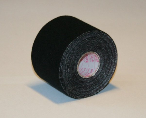K-Active Kinesiology Tape kolor czarny  5 cm/5 m (Nitto)