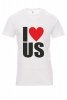Koszulka biała - znakowanie - I LOVE US