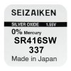 337 Seizaiken SEIKO (SR416SW) Bat.