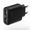 Ładowarka podwójne złącze USB 2,4A czarna - Hama