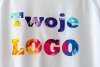 Naprasowanka z Twoim LOGO na koszulkę - 250 zestawów na plecy i serce