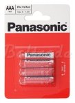 R03 4Bl Panasonic Red Bateria