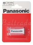6F22 1Bl 9V Panasonic Red Bateria