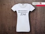 Koszulka biała Żona - Studioix.pl