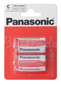 R14 2Bl Panasonic Red Bateria 