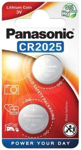 Cr2025 2Bl Panasonic Bateria