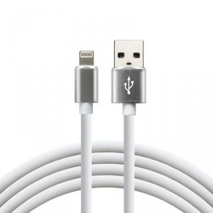 Kabel Usb Iph 1,5M Everactive Cbs-1.5Iw 2.4A (W)