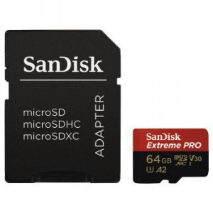 Karta pamięci MicroSDXC Extreme Pro 64GB 170MB/s A2 - SanDisk