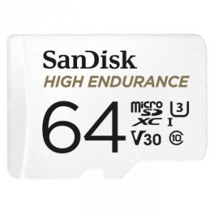 Karta pamięci MicroSDXC High Endurance 64GB 100MB/s c10, 5000h - SanDisk