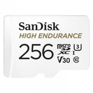 Karta pamięci MicroSDXC High Endurance 256GB 100MB/s c10, 20000h - SanDisk
