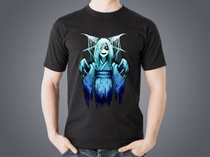 Koszulka czarna personalizowana Nimfa - Studioix.pl