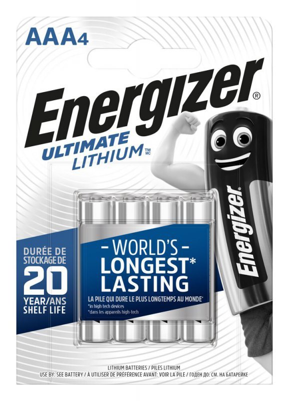 L92 4Bl R03 Energizer Litowa Ultimate Lithium Aaa