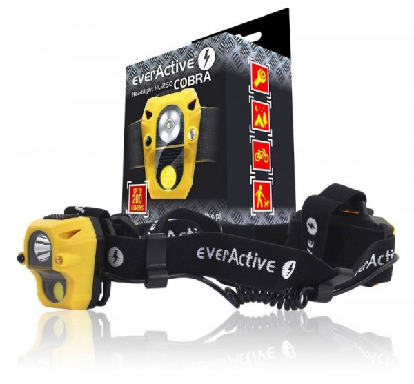Latarka Czołowa Led Everactive Hl-250 Cobra
