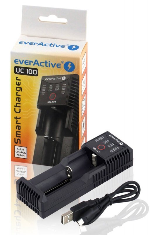 Ładowarka akumulatorków Everactive Uc-100