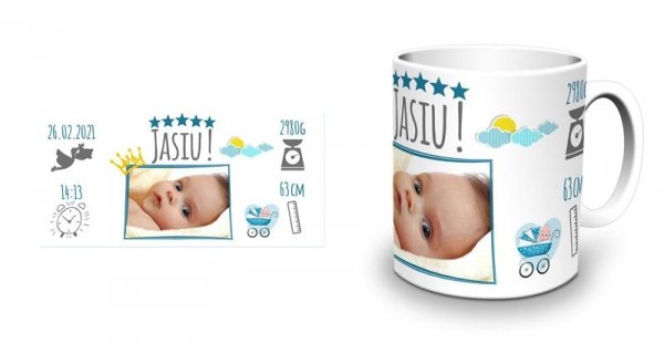 Bialy-foto-kubek-z-rozowym-srodkiem-i-uchem-twoje-zdejcie-Studioixpl