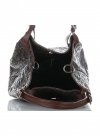 Kožené kabelka shopper bag Vittoria Gotti čokoládová V80049