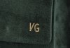 Kožené kabelka listonoška Vittoria Gotti lahvově zelená V3084OD