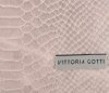 Kožené kabelka shopper bag Vittoria Gotti pudrová růžová V2L