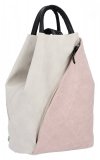 Dámská kabelka batůžek Hernan pudrová růžová HB0137