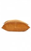 Kožené kabelka listonoška Genuine Leather zrzavá 517