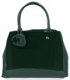 Dámská kabelka kufřík Herisson lahvově zelená 1852A546