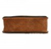 Kožené kabelka listonoška Genuine Leather zrzavá 0003