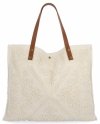 Italská Kabelka Shopper Bag v Módních Vzorech 5887 Bežová