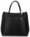 Kožené kabelka kufřík Vittoria Gotti černá V2393