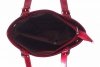 Kožené kabelka univerzální Genuine Leather červená 941