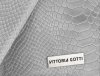 Kožené kabelka shopper bag Vittoria Gotti světle šedá V8804