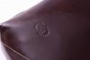 Kožené kabelka univerzální Genuine Leather čokoládová 941