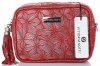 Kožené kabelka listonoška Vittoria Gotti červená V3288F